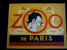 Zoo de Paris ! Anaglyphes ! Avec lunettes ! C60