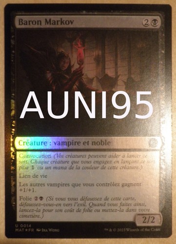 Mtg magic markov baron - magic,