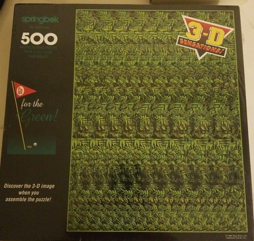 Golf puzzle 500 piece - golf, 3-d