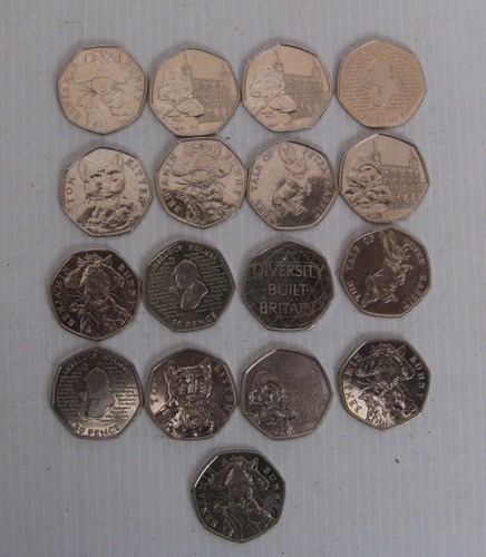 3487 lot pièce de 50 - de,