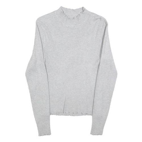 Pull femme gris uni coton - femme,