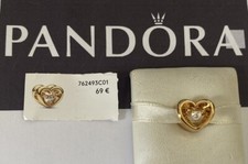 Charm Pandora Coeur plaqué or jaune neuf/5972V8