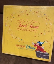 Trivial Pursuit Disney Parker 1992  + Boîte Jaune Vintage Très Bon Etat