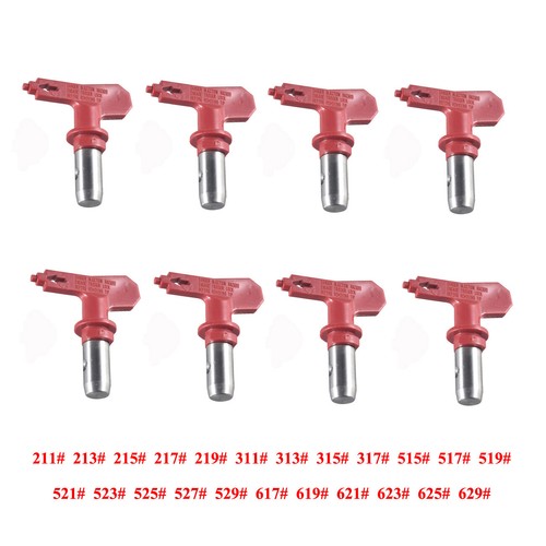 Airless spray gun - spray, tips