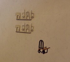 P & D Marsh Calibre N Échelle B53 Station Brouettes (2) Kit Nécessitant Peinture