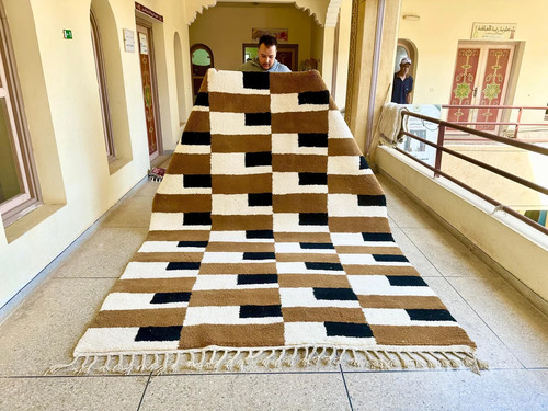 Tapis laine berbère - laine,