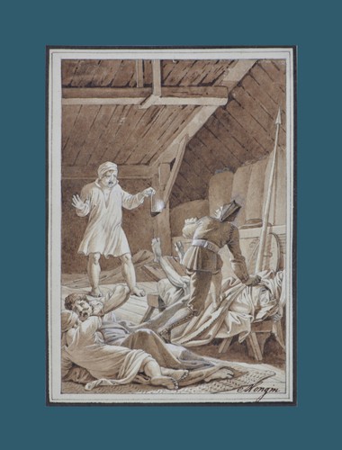Dessin ancien antoine pierre - dessin, antoine-pierre