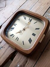 RETRO 60 EUROPA Horloge  German Wall Clock Elomatique Vintage