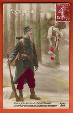 1915-Carte Postale Militaire-Vision Bénie-Soldat & Alsacienne-Ed.JK-Réf.A.10