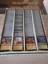 lot de 400 cartes Disney Lorcana Ravensburger Sans double Garantie Fr Et Neuves