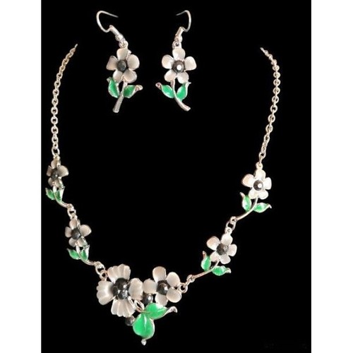 Parure femme florale - , -bijou
