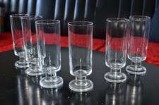 Lot de 6 flûtes en cristal