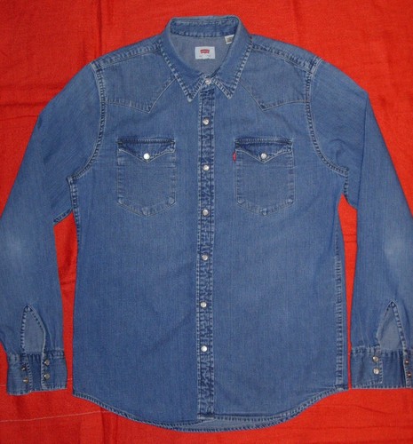 Chemise levi jean bleu - chemise, en