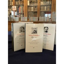 Tchékhov anton Oeuvres 3 volumes Collection Bibliothèque de la pléiade NRF Etat