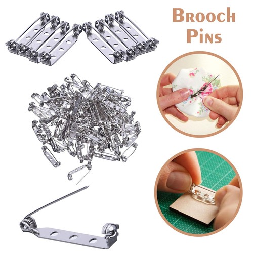 25mm argent broche - argent,
