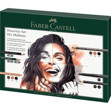 Coffret dessin - Faber-Castell - Crayons Polychromos, Pitt pastell, charbon + ac