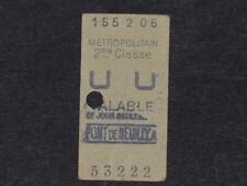 [COLLECTIONS] TICKET de METRO