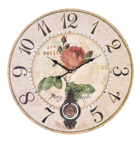 Horloge murale ronde - horloge,