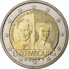 [#1221131] Luxembourg, 2 Euro, Henri I Grand Duchess Charlotte, 2019, Bi-Metalli