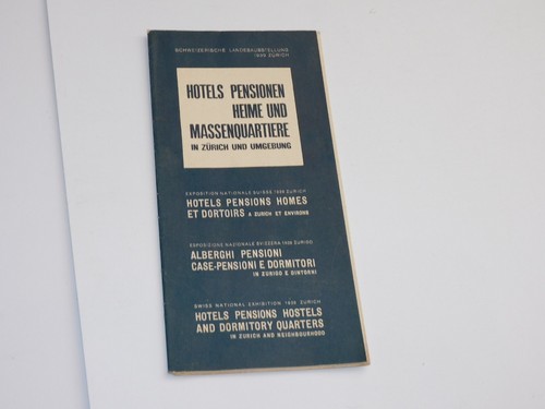 Zurich exposition nationale - exposition,