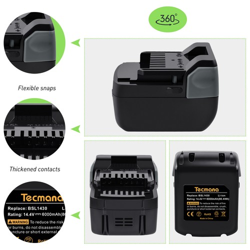 6000mah ion batterie - li-ion,