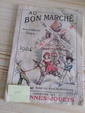 catalogue Au Bon Marché, jouets étrennes 1904