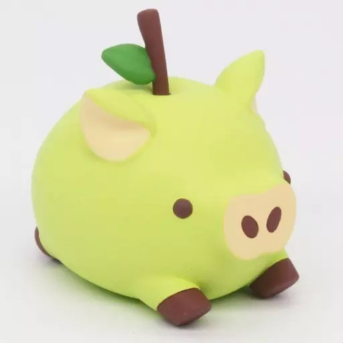 Mini figurine cochon pomme