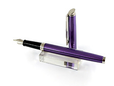 Waterman Hemisphere Stylo Plume Violet Élégant Luxe Fountain Pen Purple Elegant