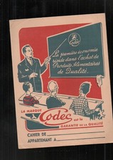 protege cahier PUBLICITAIRE ancien école scolaire pub  codec
