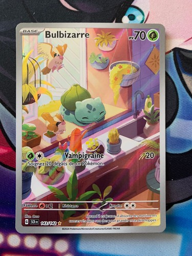 Carte pokémon bulbizarre scr - carte,