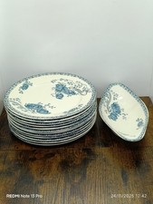 12 assiettes a dessert Et Ravier, Sarreguemines, modele ROYAT