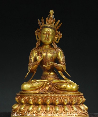 Old tibet copper gilt 7 - copper,