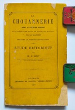 CHOUANS E. SAROT 1877 Chouannerie Juridiction Répressive de la MANCHE Coutances