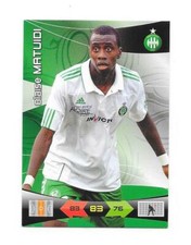 Carte adrenalyn - Foot 2010/11 - Saint Etienne - Blaise Matuidi