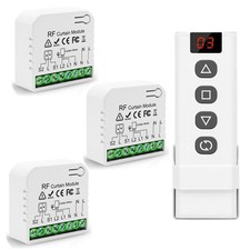 Interrupteur Module Volet Roulant Sans Fil, Commutateur de Commande à Distance 