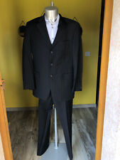 joli costume noir rayé gris HUGO BOSS angelico/parma veste T 50 pantalon T 44