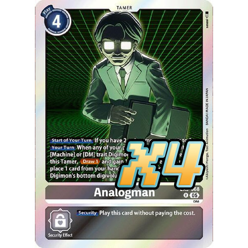 Analogman ex9 068 rare - 4x, ex9-068