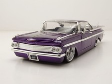 Chevrolet Impala SS DUB WIRE 1959 Lila Modèle Auto 1:24 Jada Toys