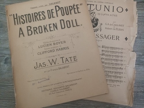 Partition vintage sheet music - ,