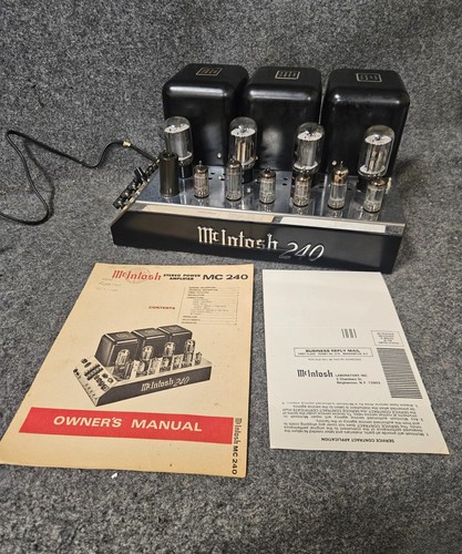 Mcintosh mc240 vacuum tube - mcintosh,