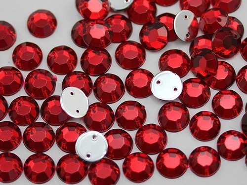 7mm ss34 red ruby h103 - red,