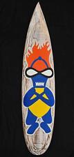 Tiki Planche De Surf À Accrocher Décoration En Style Tiki Sud-Ouest 100Cm