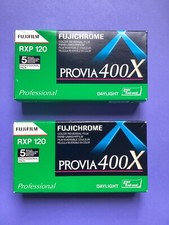 Fujichrome Provia 400X - RXP120 - périmées 2013/2015 - 2 packs de 5 pellicules