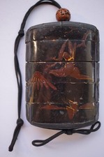 Inro 5 pièces avec Ojime