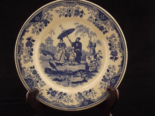 Assiette faïence louis lebeuf - louis,