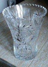 Vase En Cristal Taillé