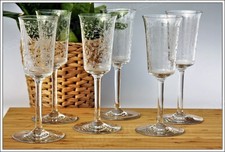 Set de 6 verres à vin en cristal de Baccarat modèle Leillah 17 cm - Wine glasses