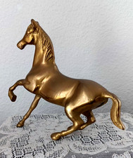 CHEVAL cabré Bronze doré