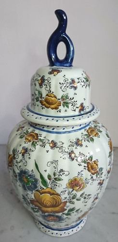 Pot vase couvert - couvert, céramique