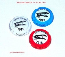 Série de 3 Capsules de champagne MAURICE DEGUISE N°13 au 13.b